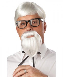 The Colonel Adult Wig and Beard