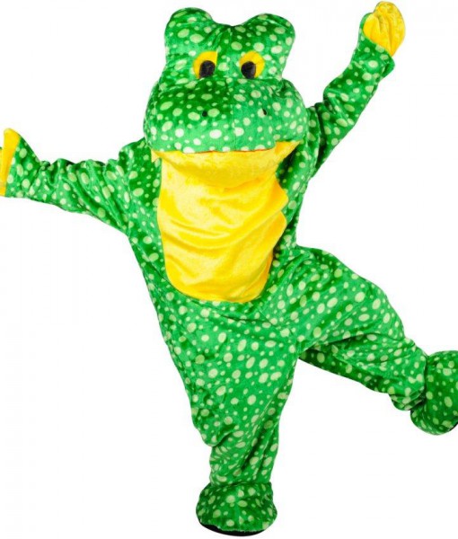 Deluxe Plush Frog Mascot Adult Costume