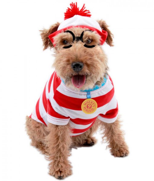 Where's Waldo Woof Pet Costume