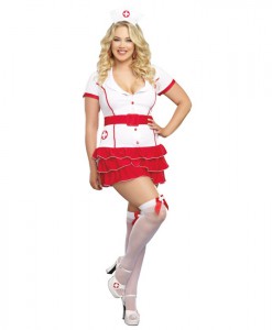 Hospital Hottie Plus Size Nurse Costume