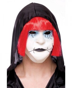 Creepers Crackedy Ann Adult Mask with Hair