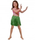 Child Green Mini Hula Skirt