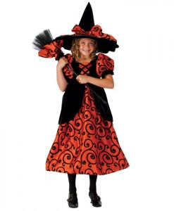 Deluxe Pocket Witch Child Costume
