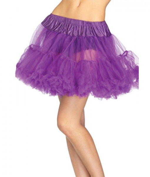 Purple Layered Tulle Petticoat (Adult)