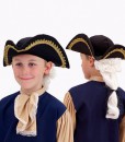 Colonial Hat with Wig Child