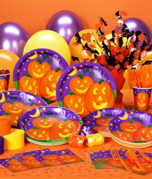 Pumpkin Cheer Halloween Deluxe Party Kit