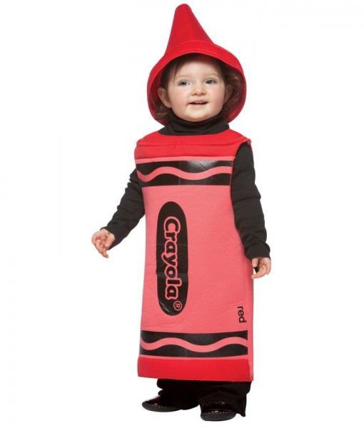 Red Crayola Crayon Toddler Costume